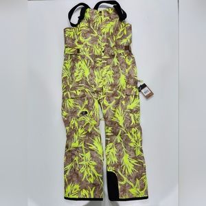 The North Face Women's Freedom Waterproof Shell Ski Bibs Pants Paintbrush Size M